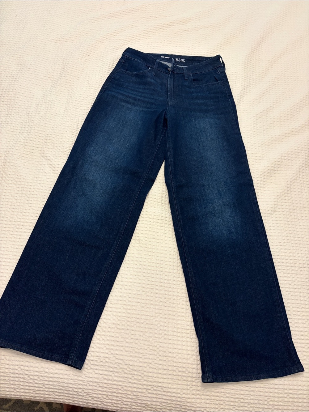 Old Navy Dark Blue Wide Leg Jeans